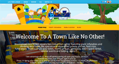 Desktop Screenshot of bouncetowninc.com