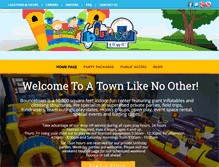 Tablet Screenshot of bouncetowninc.com